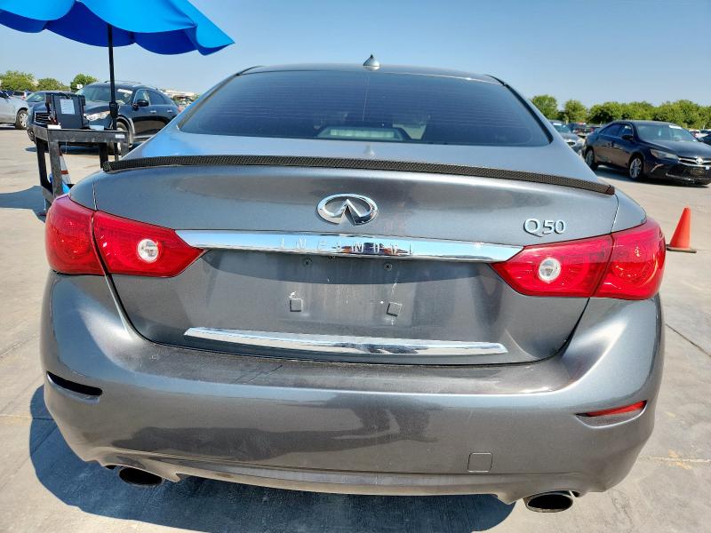 JN1BV7AR1EM680977 - 2014 INFINITI Q50 BASE Gri fotoğraf 6