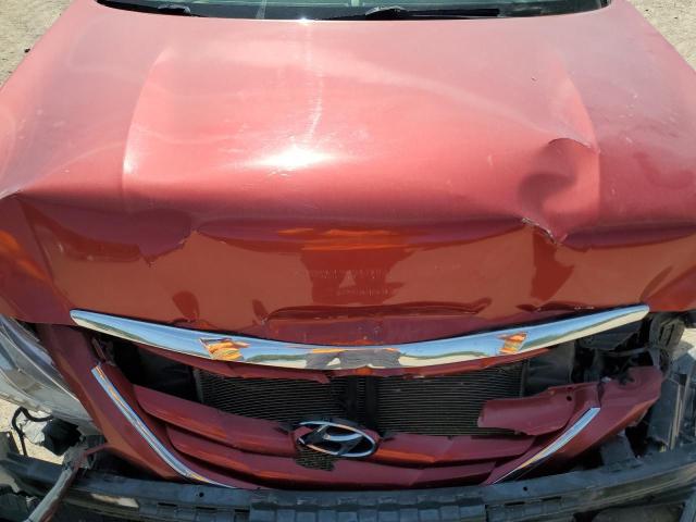 5NPEB4AC2DH537591 - 2013 HYUNDAI SONATA GLS أحمر صورة 11