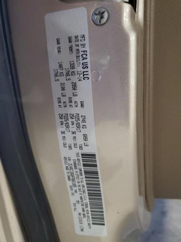 2C4RC1BG0FR661895 - 2015 CHRYSLER TOWN & COU TOURING ოქროსფერი ფოტო 13