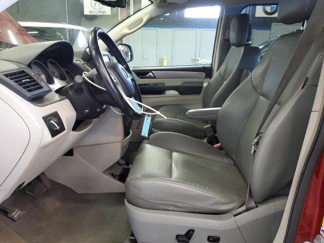 2C4RVABG6CR293583 - 2012 VOLKSWAGEN ROUTAN SE RED photo 7