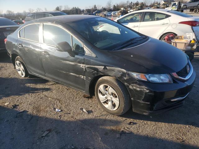 19XFB2E57DE069740 - 2013 HONDA CIVIC LX BLACK photo 4