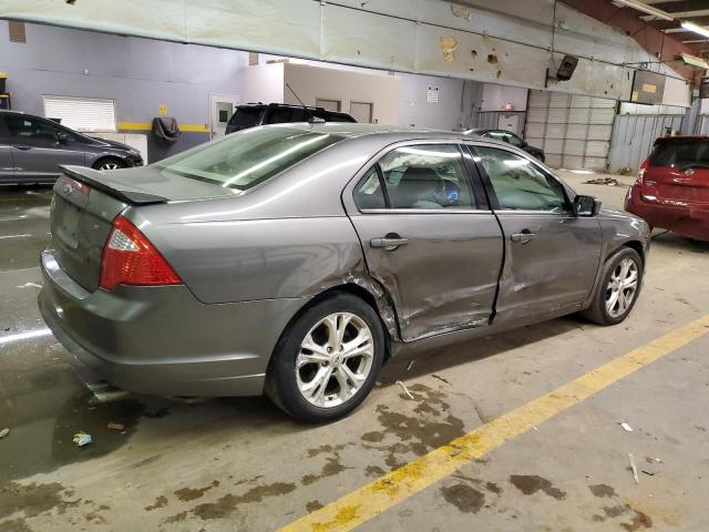 3FAHP0HA5CR160770 - 2012 FORD FUSION SE GRAY photo 3