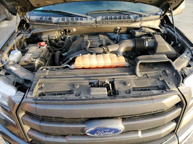 1FTEW1EPXFFC63358 - 2015 FORD F150 SUPERCREW GRAY photo 11