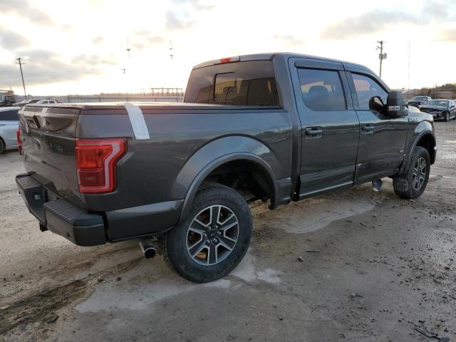 1FTEW1EPXFFC63358 - 2015 FORD F150 SUPERCREW GRAY photo 3