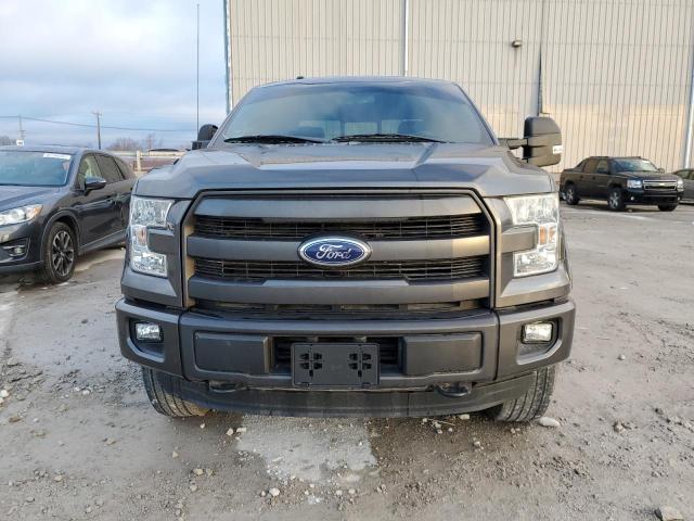 1FTEW1EPXFFC63358 - 2015 FORD F150 SUPERCREW GRAY photo 5