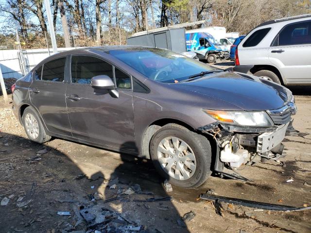 19XFB2F53CE021293 - 2012 HONDA CIVIC LX GRAY photo 4