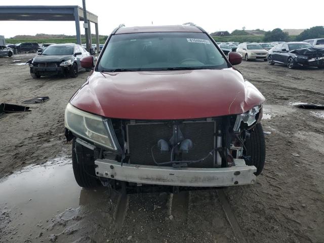 5N1AR2MN3FC620923 - 2015 NISSAN PATHFINDER S RED photo 5