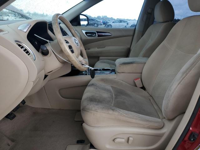 5N1AR2MN3FC620923 - 2015 NISSAN PATHFINDER S RED photo 7