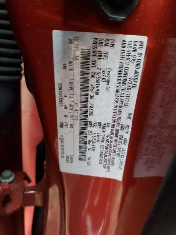 1FADP3F26JL257158 - 2018 FORD FOCUS SE RED photo 12