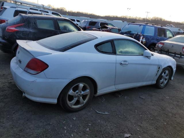 KMHHM65D85U164100 - 2005 HYUNDAI TIBURON WHITE photo 3