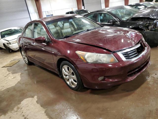 1HGCP36848A030651 - 2008 HONDA ACCORD EXL BURGUNDY photo 4