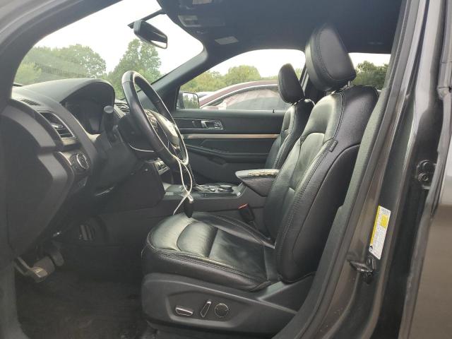 1FM5K8D8XJGB37675 - 2018 FORD EXPLORER XLT GRAY photo 7