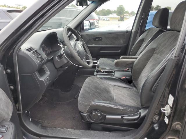 JHLRD78892C011954 - 2002 HONDA CR-V EX BLACK photo 7