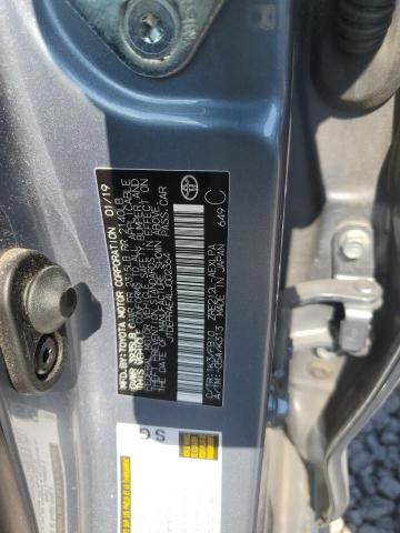 JTDEPRAE4LJ002364 - 2020 TOYOTA COROLLA LE ლურჯი ფოტო 12