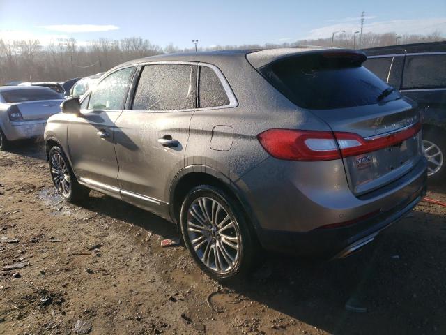 2LMTJ8LR7GBL34862 - 2016 LINCOLN MKX RESERVE 灰色 照片 2