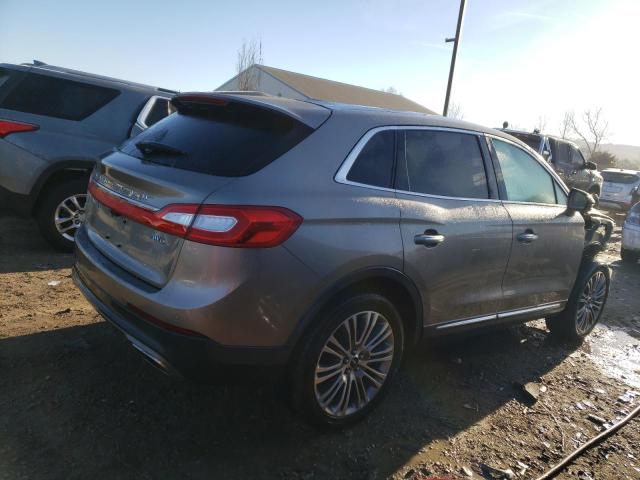 2LMTJ8LR7GBL34862 - 2016 LINCOLN MKX RESERVE 灰色 照片 3