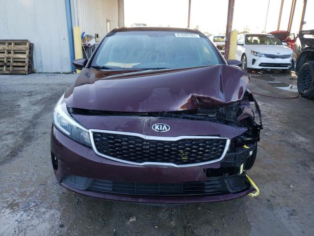 3KPFK4A79HE053497 - 2017 KIA FORTE LX MAROON photo 5