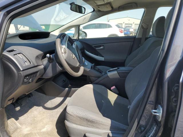 JTDKN3DUXD1621741 - 2013 TOYOTA PRIUS GRAY photo 7