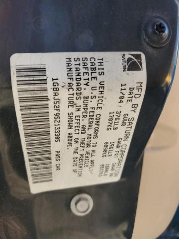 1G8AJ52F95Z133305 - 2005 SATURN ION LEVEL 2 ტურკოუსი ფოტო 12