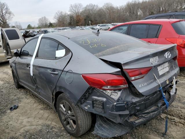 5NPD84LF4JH358367 - 2018 HYUNDAI ELANTRA SEL 蓝色 照片 2