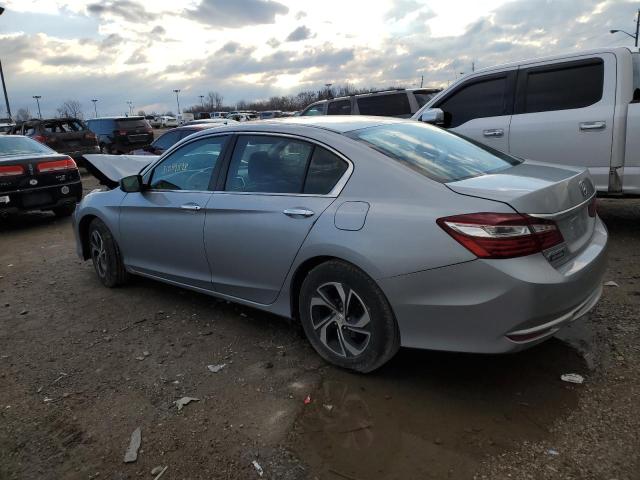 1HGCR2F36HA047525 - 2017 HONDA ACCORD LX SILVER photo 2