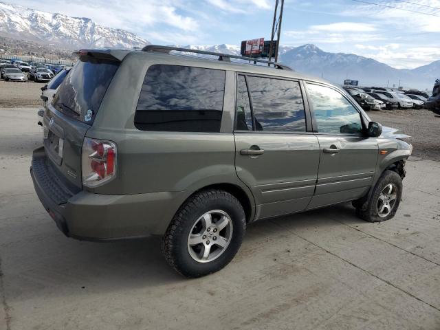 5FNYF18767B032956 - 2007 HONDA PILOT EXL GREEN photo 3