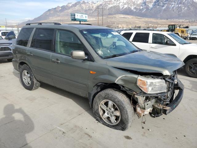 5FNYF18767B032956 - 2007 HONDA PILOT EXL GREEN photo 4