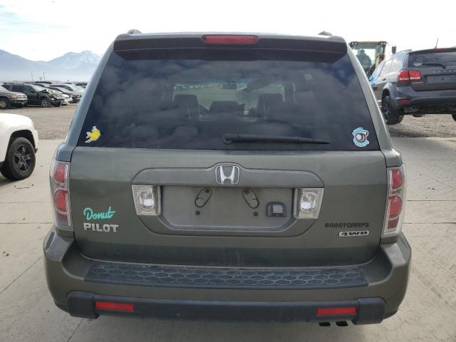 5FNYF18767B032956 - 2007 HONDA PILOT EXL GREEN photo 6