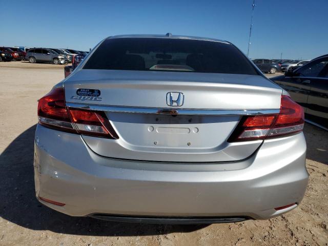 2HGFB2F9XDH539606 - 2013 HONDA CIVIC EXL ვერცხლისფერი ფოტო 6