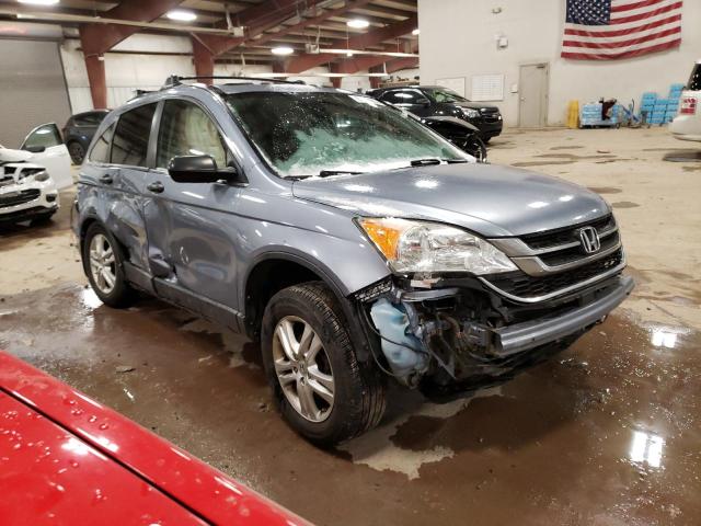 3CZRE4H59AG706925 - 2010 HONDA CR-V EX BLUE photo 4