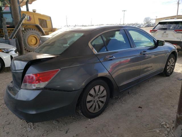 1HGCP26308A001002 - 2008 HONDA ACCORD LX GRAY photo 3