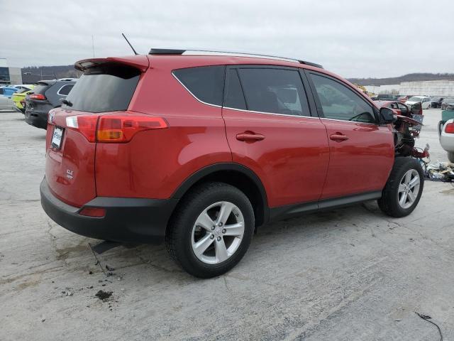 JTMRFREV2EJ004194 - 2014 TOYOTA RAV4 XLE RED photo 3