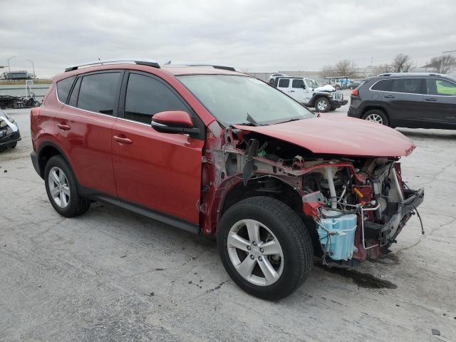 JTMRFREV2EJ004194 - 2014 TOYOTA RAV4 XLE RED photo 4