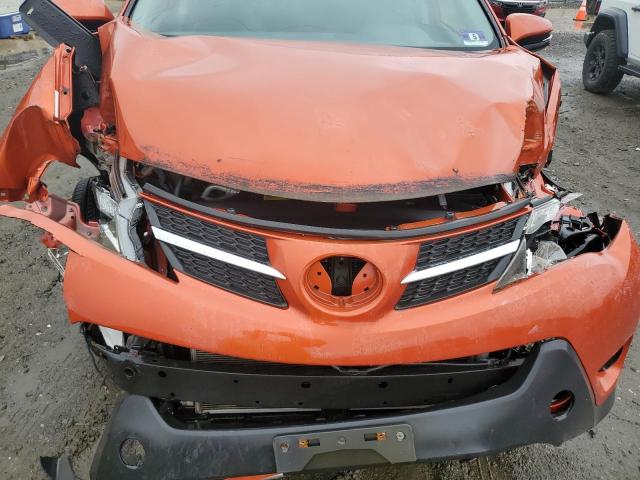 JTMRFREV5FD123969 - 2015 TOYOTA RAV4 XLE Orange photo 12