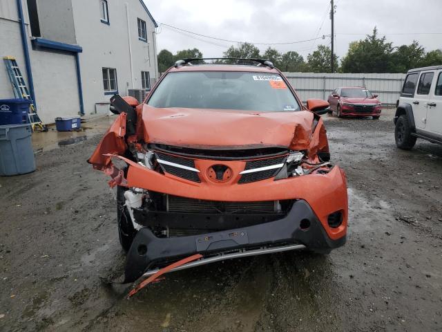 JTMRFREV5FD123969 - 2015 TOYOTA RAV4 XLE Orange photo 5