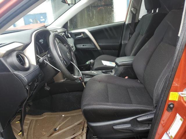 JTMRFREV5FD123969 - 2015 TOYOTA RAV4 XLE Orange photo 7