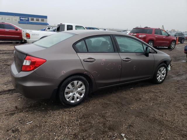 2HGFB2F56CH572775 - 2012 HONDA CIVIC LX BROWN photo 3