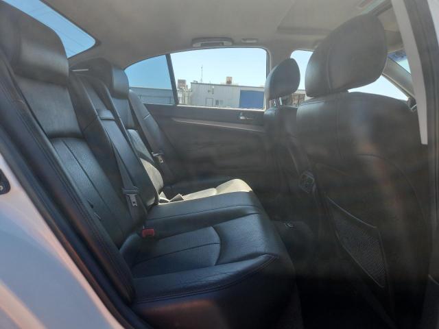 JN1CV6AP5DM725575 - 2013 INFINITI G37 BASE WHITE photo 10