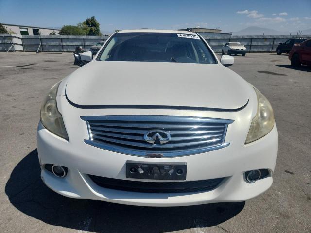JN1CV6AP5DM725575 - 2013 INFINITI G37 BASE WHITE photo 5