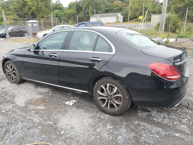 55SWF4KB7JU248729 - 2018 MERCEDES-BENZ C 300 4MATIC BLACK photo 2