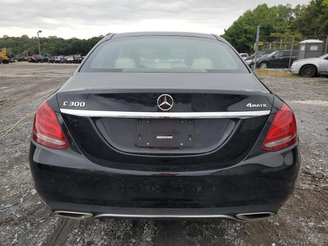 55SWF4KB7JU248729 - 2018 MERCEDES-BENZ C 300 4MATIC BLACK photo 6