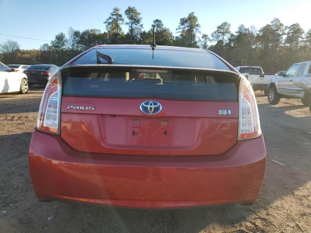 JTDKN3DU3D1622195 - 2013 TOYOTA PRIUS BURGUNDY photo 6