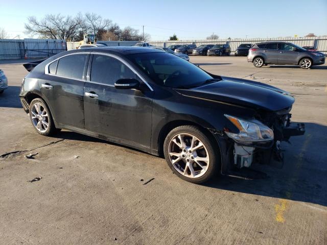 1N4AA5AP8EC491052 - 2014 NISSAN MAXIMA S BLACK photo 4