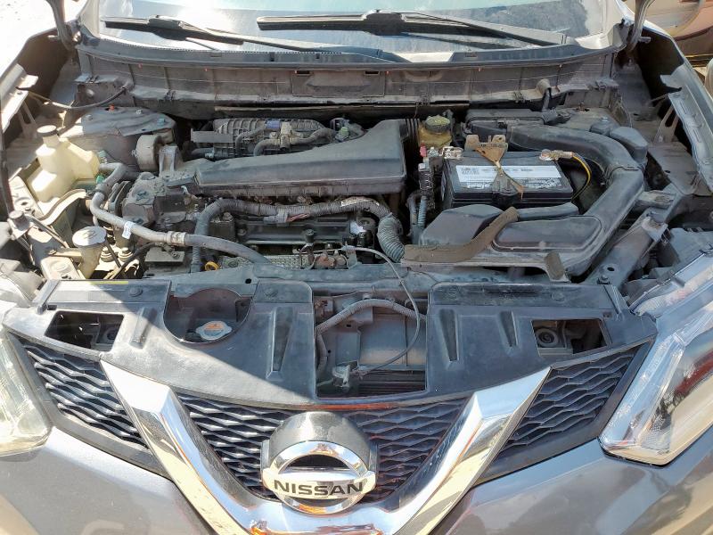 KNMAT2MT2FP562056 - 2015 NISSAN ROGUE S GRAY photo 11