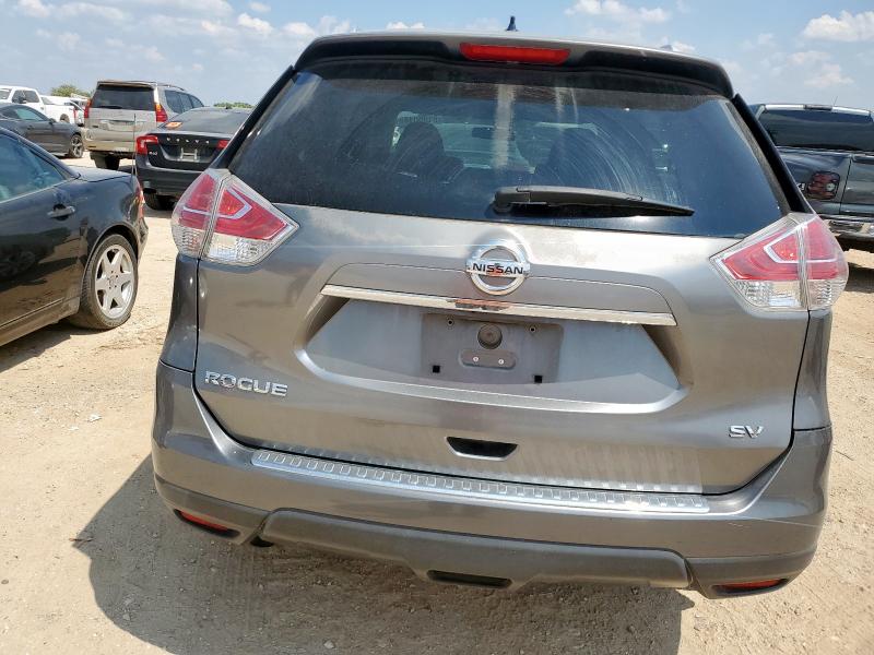 KNMAT2MT2FP562056 - 2015 NISSAN ROGUE S GRAY photo 6