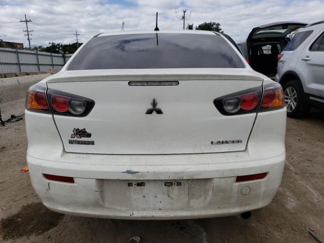 JA32U2FU0BU046585 - 2011 MITSUBISHI LANCER ES/ES SPORT WHITE photo 6