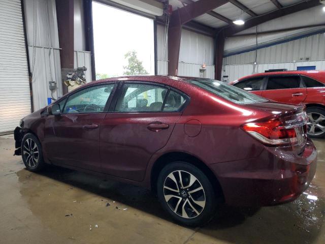 19XFB2F88FE215283 - 2015 HONDA CIVIC EX BURGUNDY photo 2