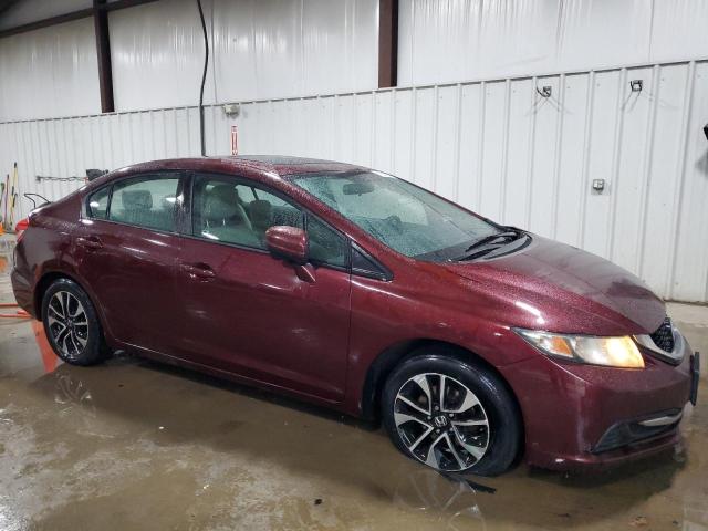 19XFB2F88FE215283 - 2015 HONDA CIVIC EX BURGUNDY photo 4