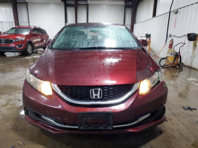 19XFB2F88FE215283 - 2015 HONDA CIVIC EX BURGUNDY photo 5