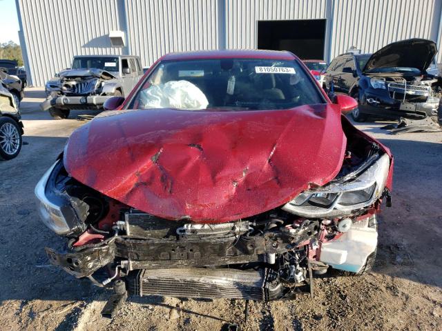 1G1BE5SM8K7140288 - 2019 CHEVROLET CRUZE LT RED photo 5